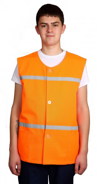Жилет мужской сигнальный, мод.5-7-18