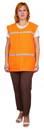 Жилет женский сигнальный, мод.5-7-18